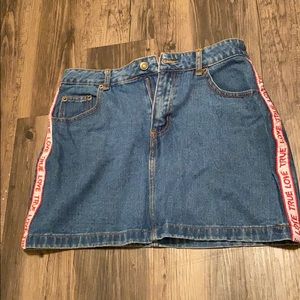 Mini Denim Skirt